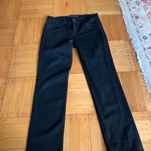 J Brand-deep black cigarette leg jeans